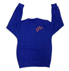 Durham Dodgers Crew Neck (Royal/orange Flock)