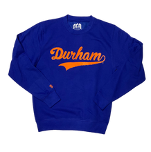 Load image into Gallery viewer, Durham Dodgers Flock Crew Neck ( Team Royal / Orange)