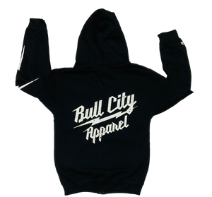 BCA Bolt ZIp Hoody (Black/ White Glow in dark)