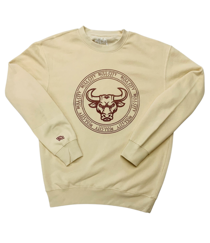 BCA Brand  Crewneck (Cream/Maroon)