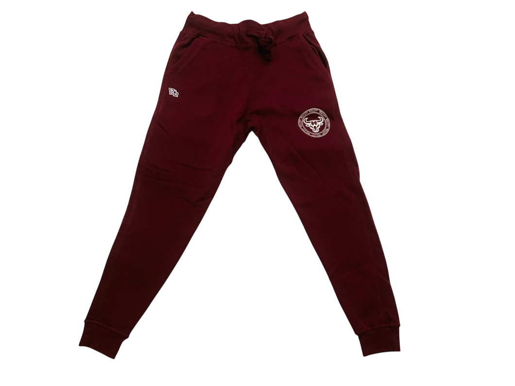 BCA Brand Joggers (Maroon/White)