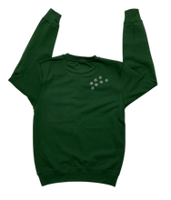 Load image into Gallery viewer, Durham Dodgers Flock Crew Neck ( Bottle Green / Grey)