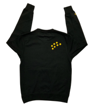 Load image into Gallery viewer, Durham Dodgers Flock Crew Neck (Black / Yellow)