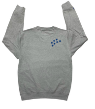 Load image into Gallery viewer, Durham Dodgers  Flock Crew Neck (Sports Grey/ Royal)