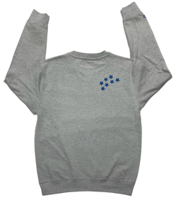 Durham Dodgers  Flock Crew Neck (Sports Grey/ Royal)