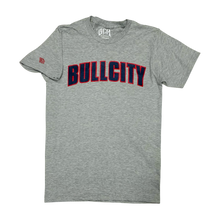 Load image into Gallery viewer, BULLCITY VARSITY Tee (Grey/Navy/ Red)