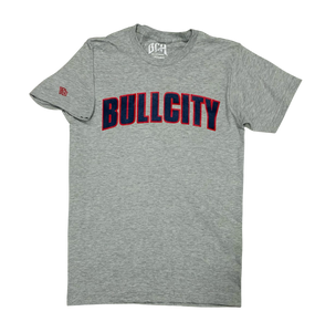 BULLCITY VARSITY Tee (Grey/Navy/ Red)