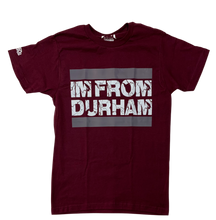 Load image into Gallery viewer, IM FROM DURHAM Tee (Maroon/Grey/White)
