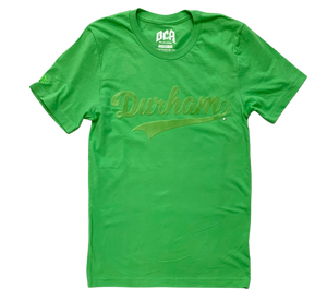 Durham Dodgers Flock tee ( Bright Green/Green)