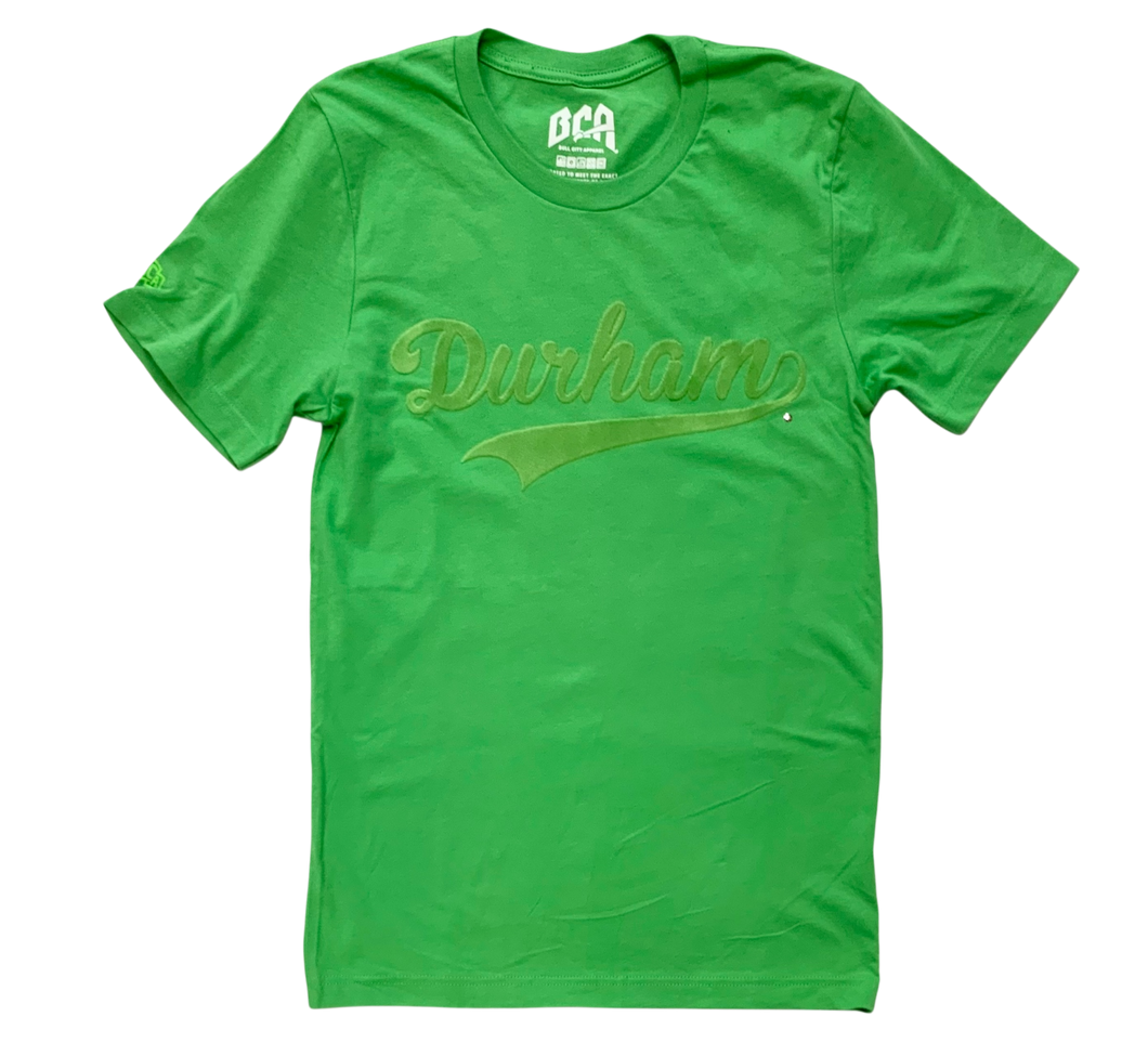 Durham Dodgers Flock tee ( Bright Green/Green)