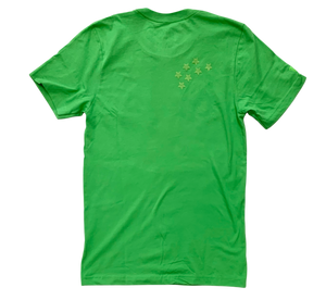 Durham Dodgers Flock tee ( Bright Green/Green)