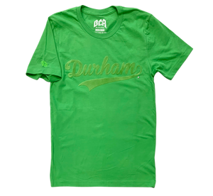 Durham Dodgers Flock tee ( Bright Green/Green)