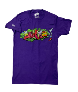 BullCity Graffiti Tee (Purple)