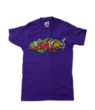 Load image into Gallery viewer, BullCity Graffiti Tee (Purple)