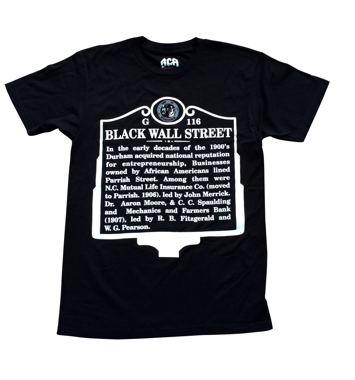Black Wall Street (Black) The BullCity Store