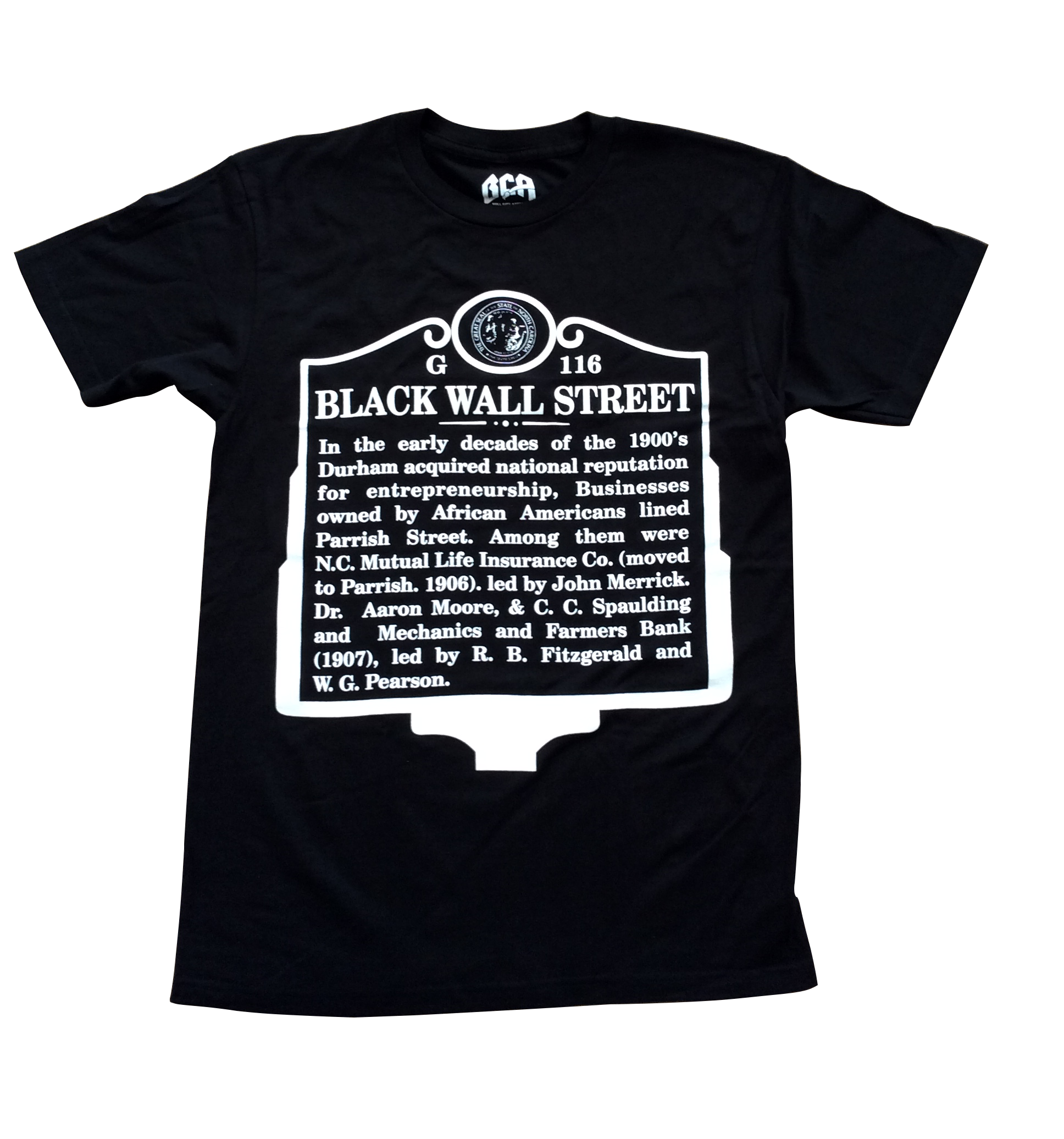 Black Wall Street (Black) The BullCity Store