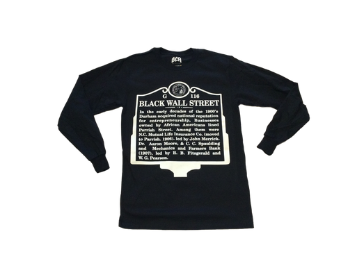 Black Wall Street Tee L/S (Black)