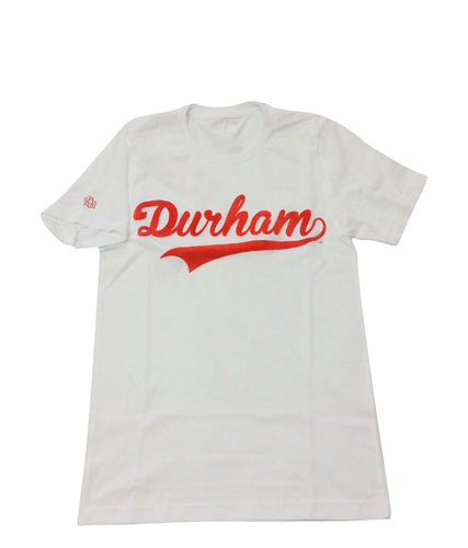 Durham Dodgers Flock Tee (White/Red)